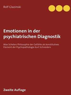 cover image of Emotionen in der psychiatrischen Diagnostik